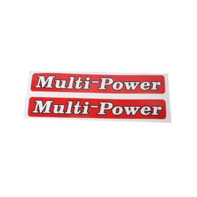 art.nr. HK62158 MULTIPOWER STICKER-SET 50175