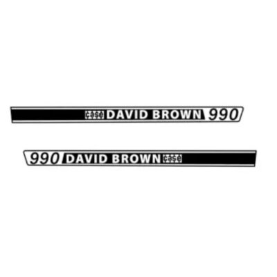 art.nr. HK52253 STICKER-SET DAVID BROWN 990