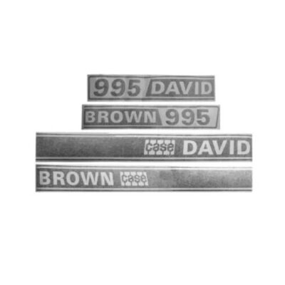 art.nr. HK52254 STICKER-SET DAVID BROWN 995
